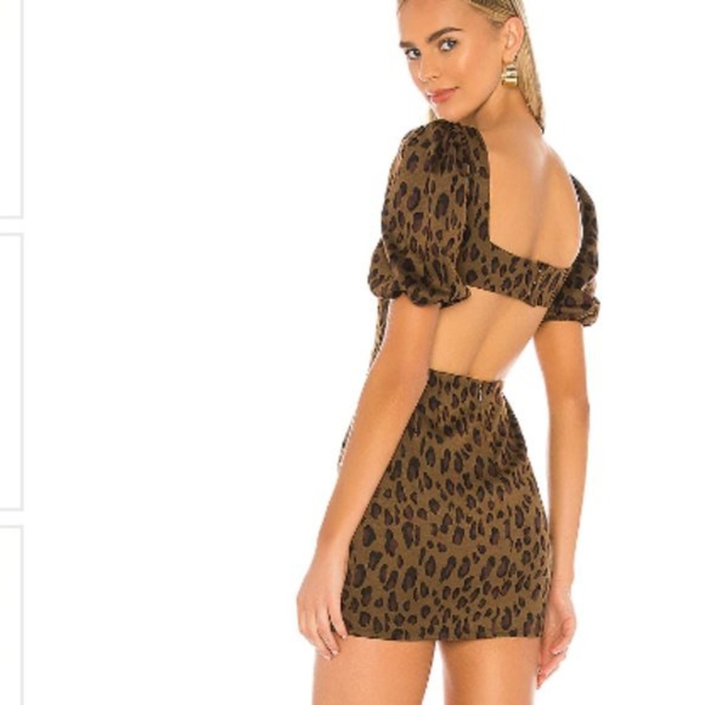 lovers and friends cheetah dress